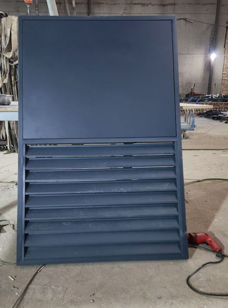 可開啟鋅鋼百葉窗生產